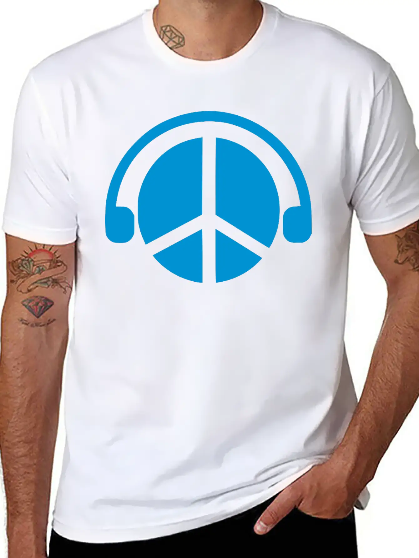 MUSIC UNITED Stylish Everyday T-Shirt – Unisex Basic Cotton Tee