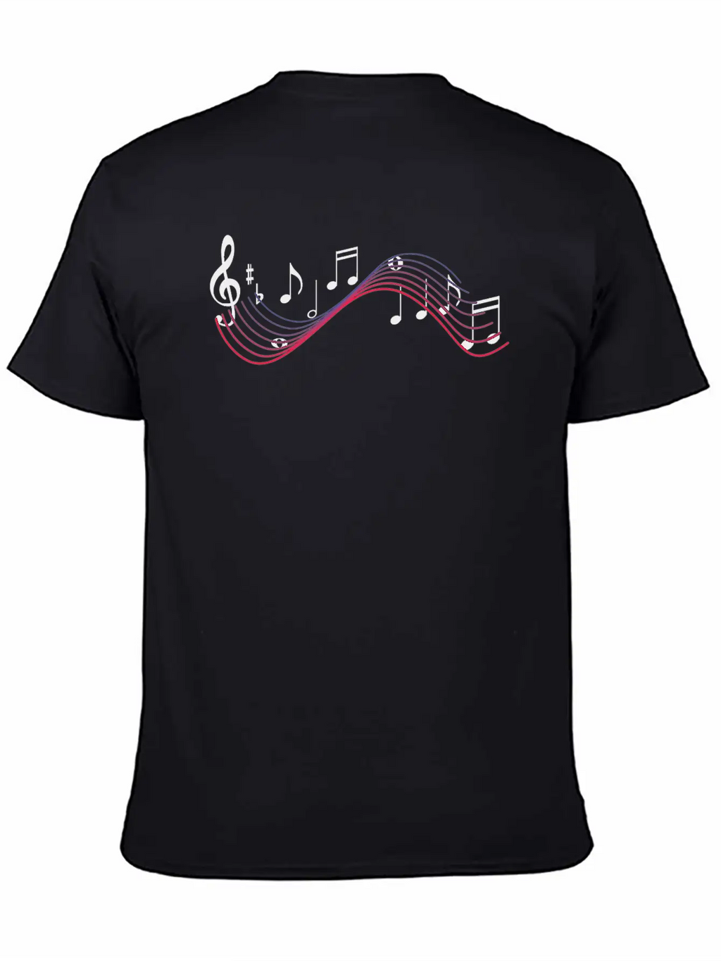 Musical Notes Timeless Short Sleeve Tee – Comfy And Minimalist Design