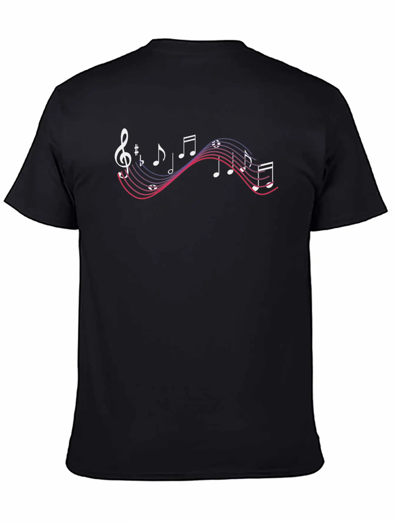 Musical Notes Timeless Short Sleeve Tee – Comfy And Minimalist Design