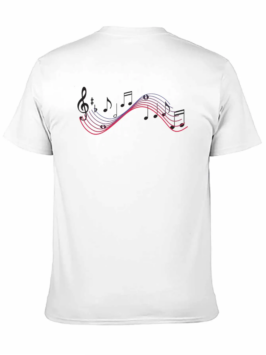 Musical Notes Timeless Short Sleeve Tee – Comfy And Minimalist Design