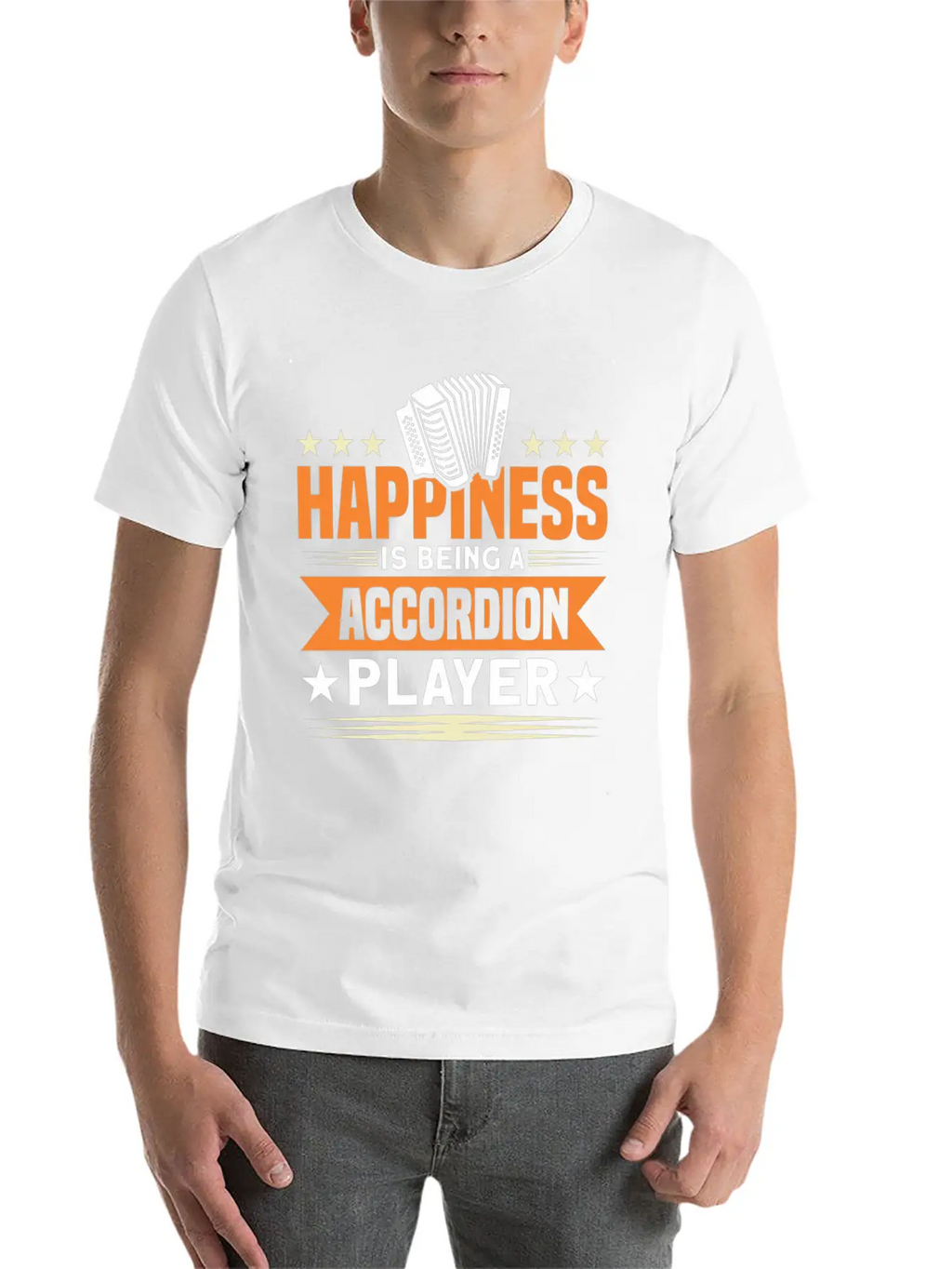 Musician Accordeon Accordion Gift Stylish Everyday T-Shirt – Unisex Basic Cotton Tee