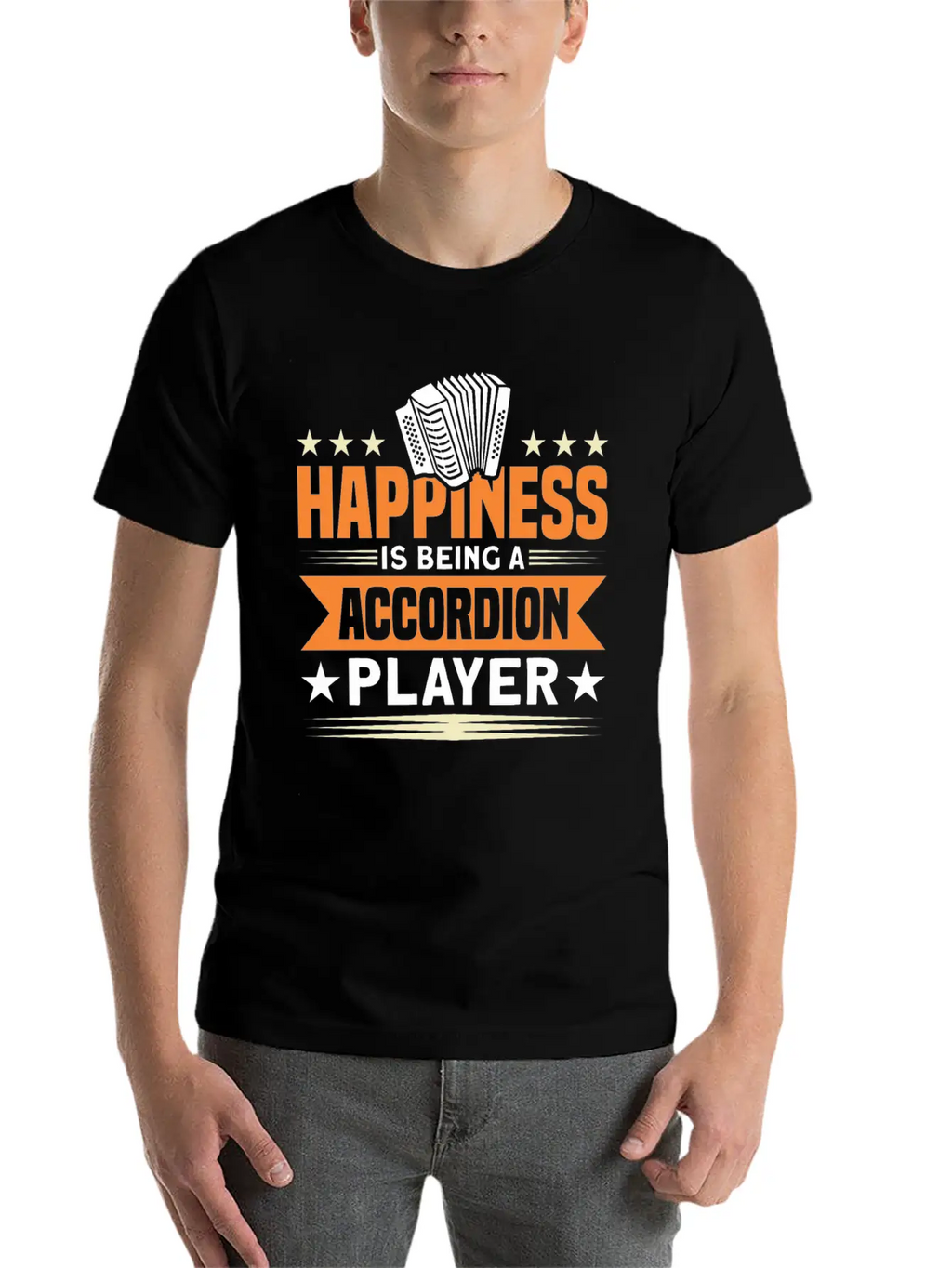 Musician Accordeon Accordion Gift Stylish Everyday T-Shirt – Unisex Basic Cotton Tee