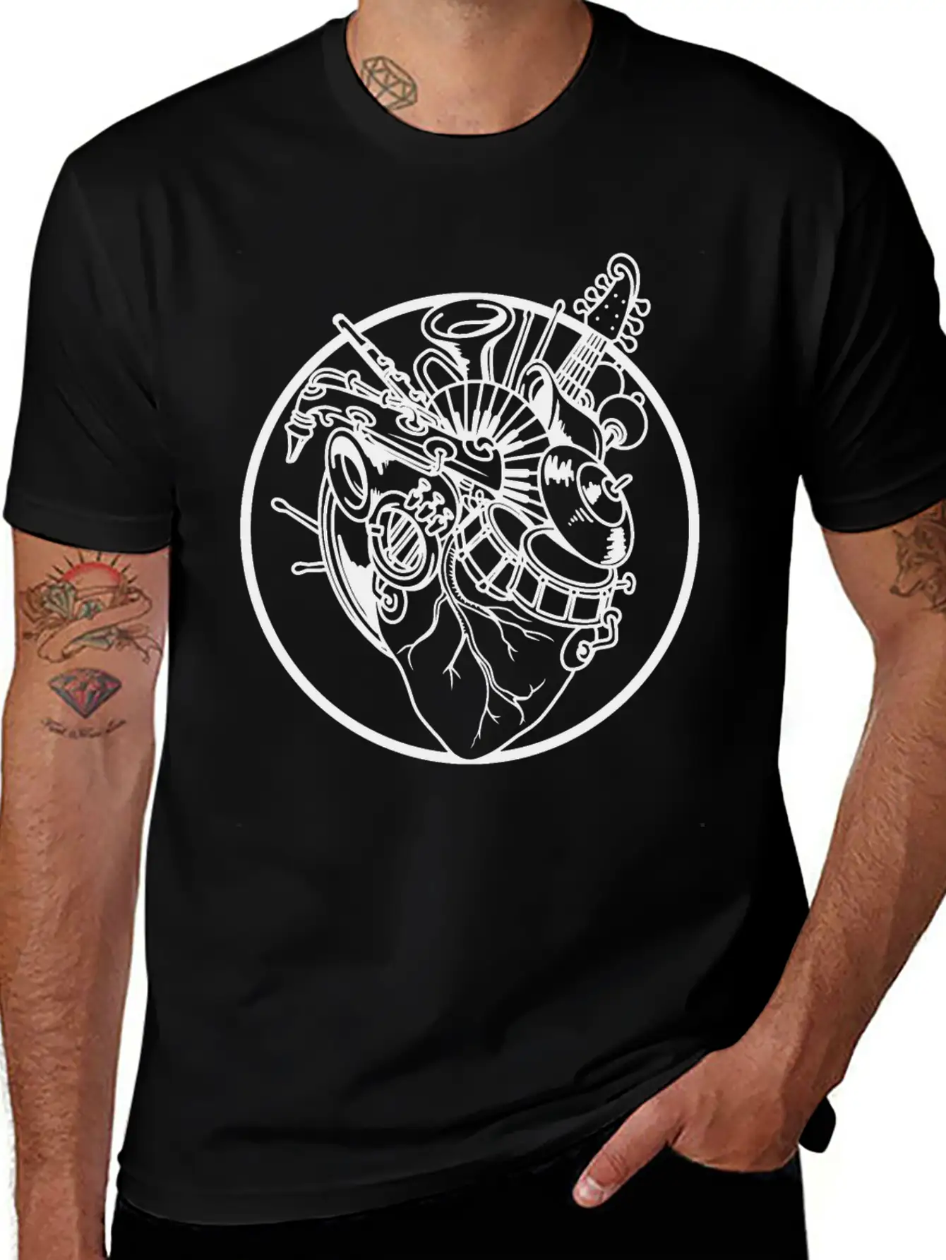 Musician Breathable Graphic T-Shirt – Perfect For Casual Days