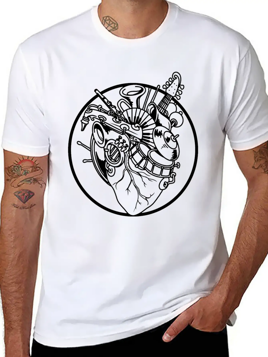 Musician Breathable Graphic T-Shirt – Perfect For Casual Days