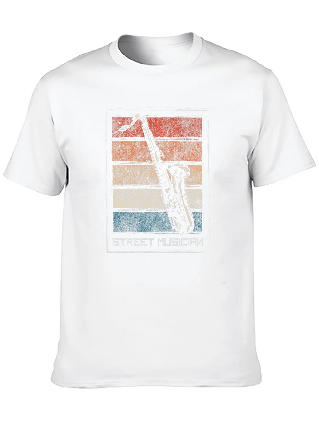 Musician Street Creative Band Stylish Everyday T-Shirt – Unisex Basic Cotton Tee