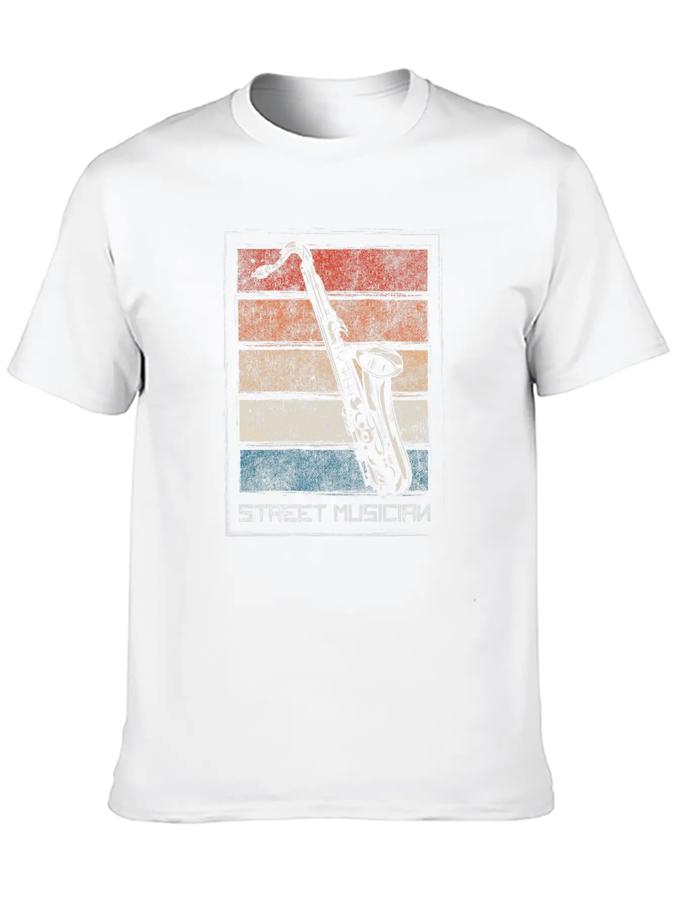 Musician Street Creative Band Stylish Everyday T-Shirt – Unisex Basic Cotton Tee