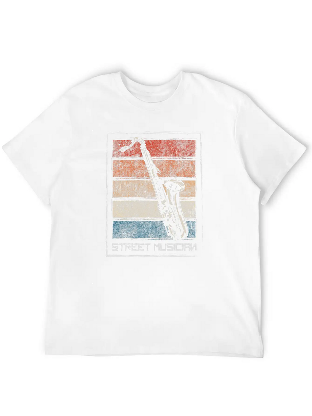 Musician Street Creative Band Stylish Everyday T-Shirt – Unisex Basic Cotton Tee