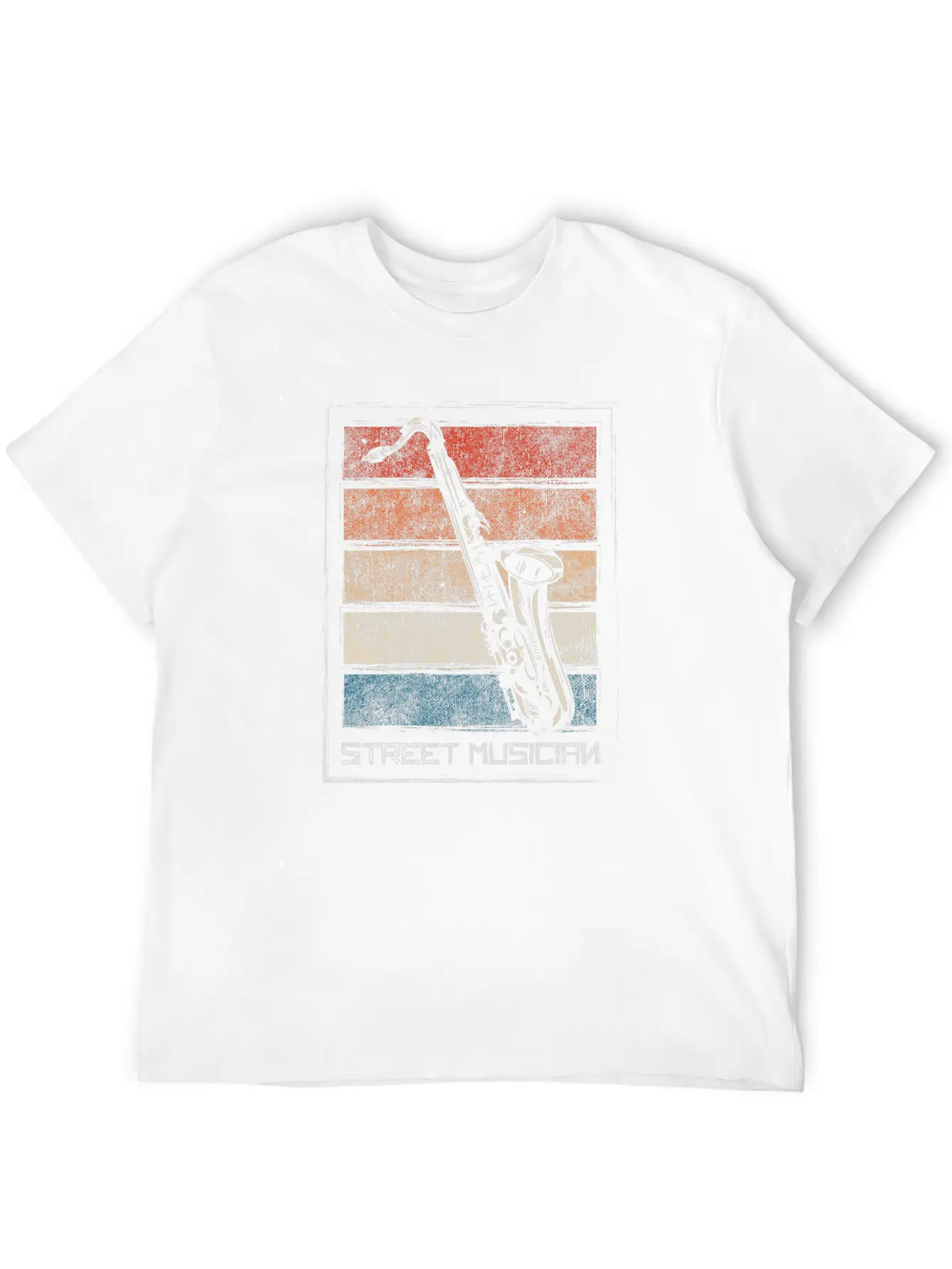 Musician Street Creative Band Stylish Everyday T-Shirt – Unisex Basic Cotton Tee
