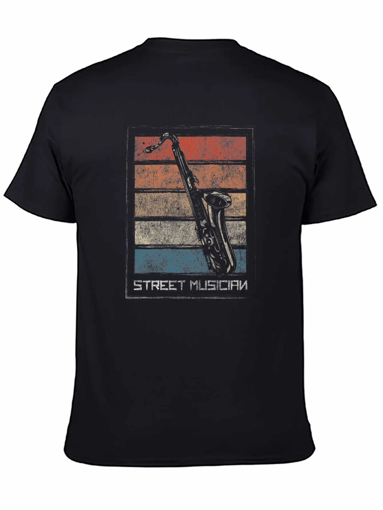 Musician Street Creative Band Stylish Everyday T-Shirt – Unisex Basic Cotton Tee