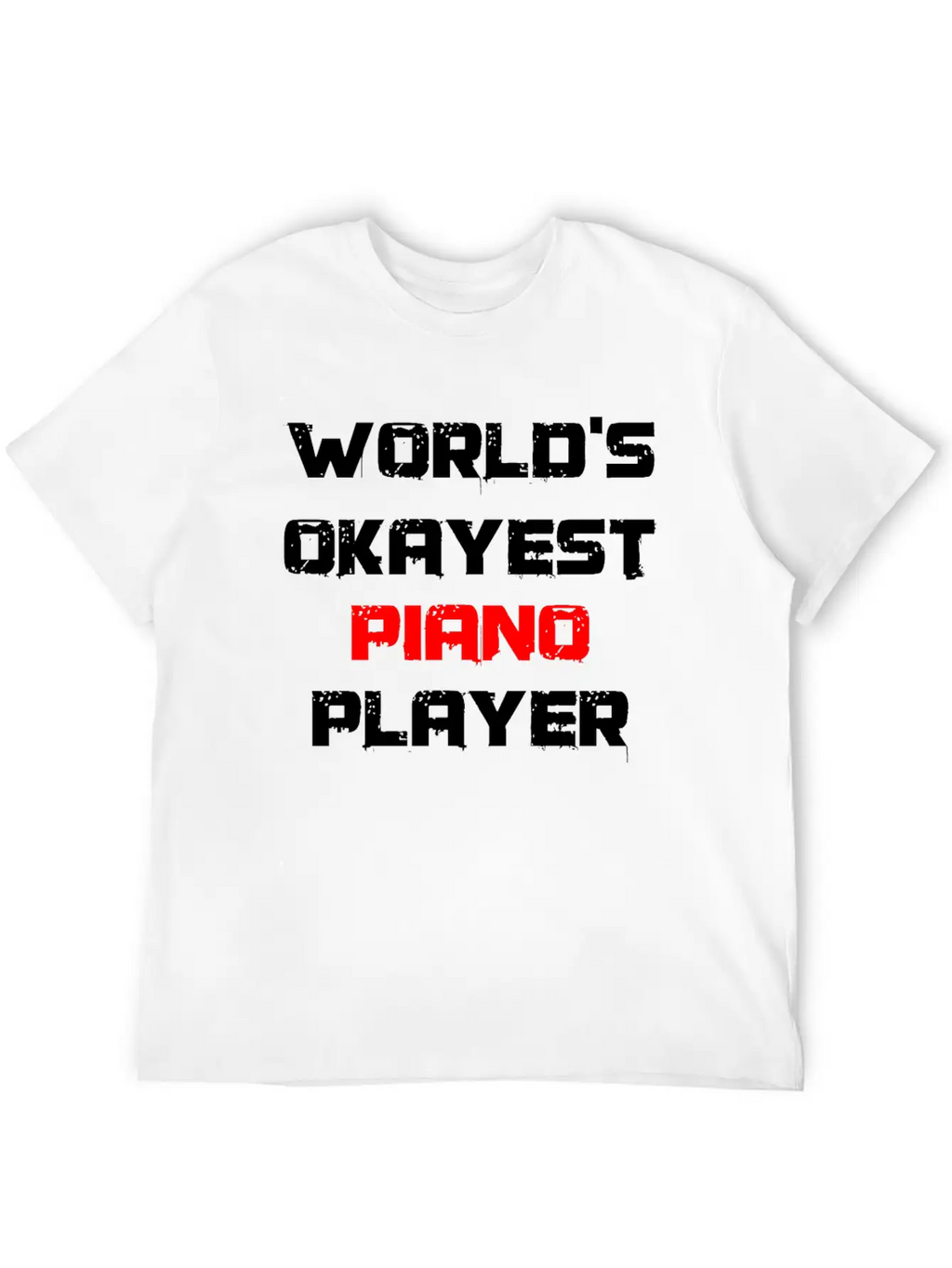 Musics Choir Board Singing Notes Organ Keyboard Modern Fit Casual T-Shirt – Clean And Versatile Design
