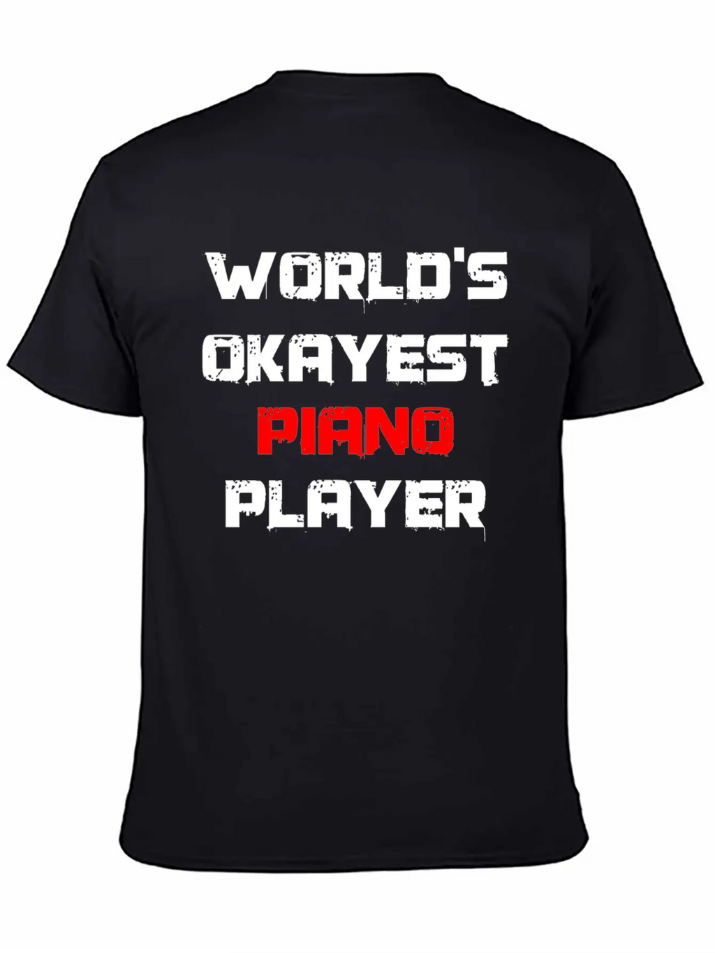 Musics Choir Board Singing Notes Organ Keyboard Modern Fit Casual T-Shirt – Clean And Versatile Design