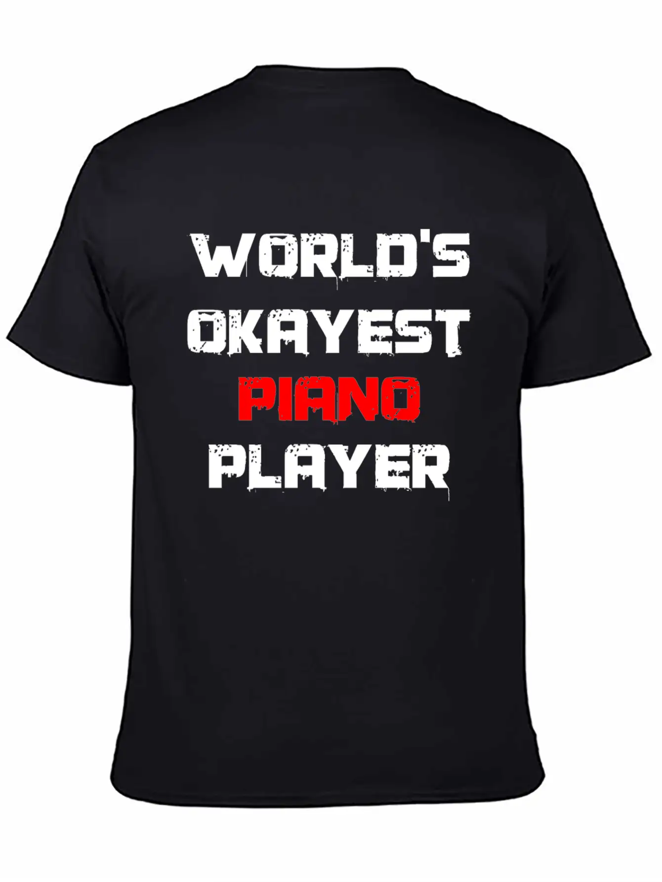 Musics Choir Board Singing Notes Organ Keyboard Modern Fit Casual T-Shirt – Clean And Versatile Design