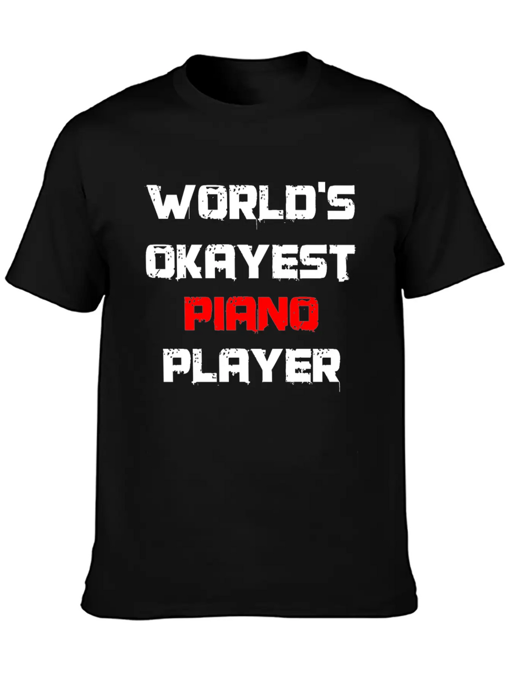 Musics Choir Board Singing Notes Organ Keyboard Modern Fit Casual T-Shirt – Clean And Versatile Design