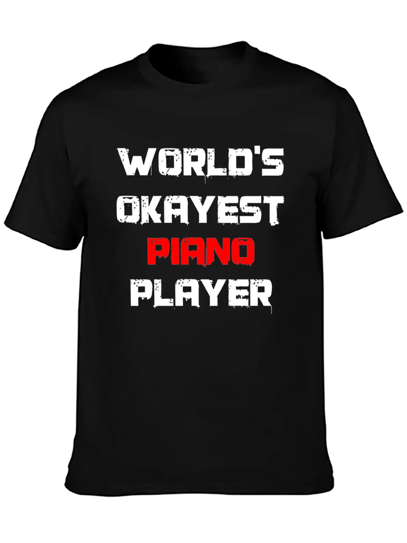 Musics Choir Board Singing Notes Organ Keyboard Modern Fit Casual T-Shirt – Clean And Versatile Design