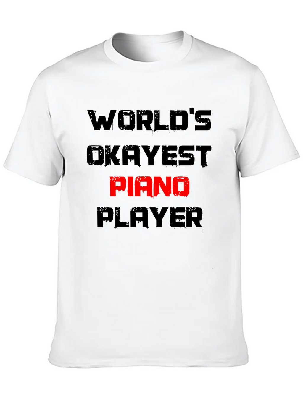 Musics Choir Board Singing Notes Organ Keyboard Modern Fit Casual T-Shirt – Clean And Versatile Design