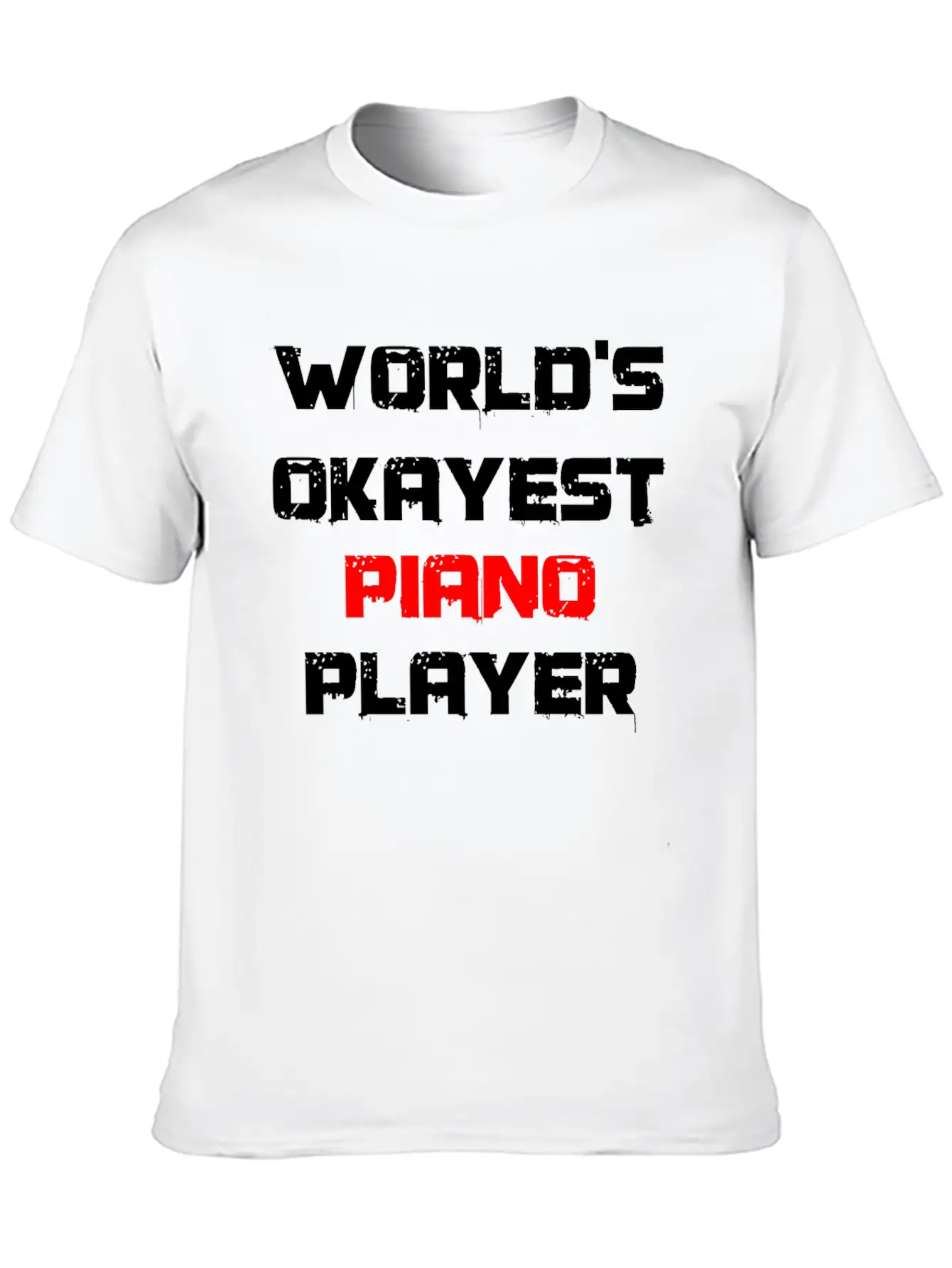 Musics Choir Board Singing Notes Organ Keyboard Modern Fit Casual T-Shirt – Clean And Versatile Design