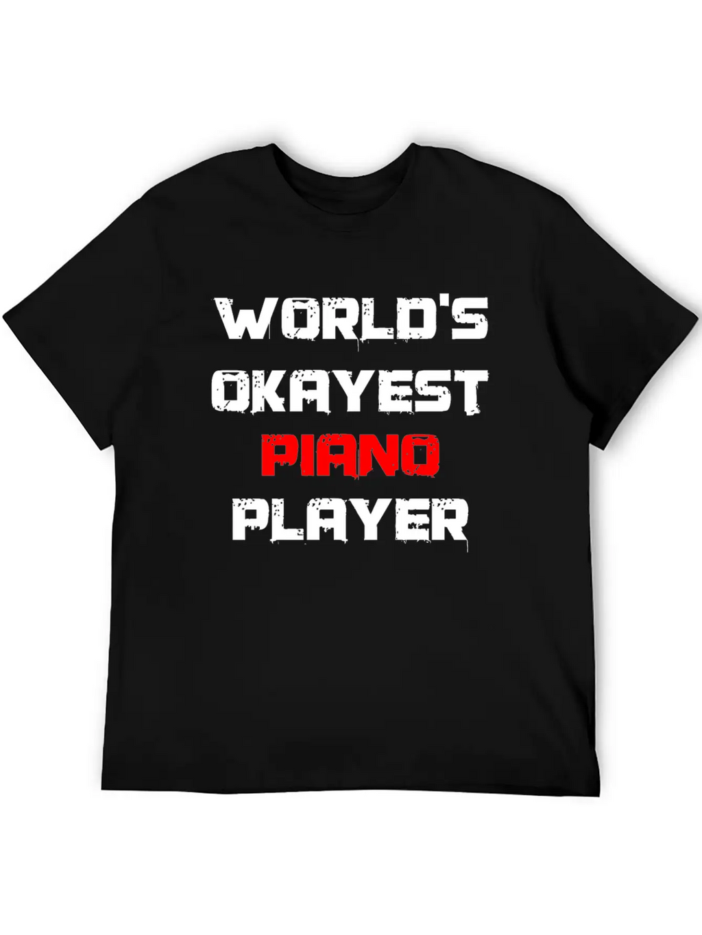 Musics Choir Board Singing Notes Organ Keyboard Modern Fit Casual T-Shirt – Clean And Versatile Design