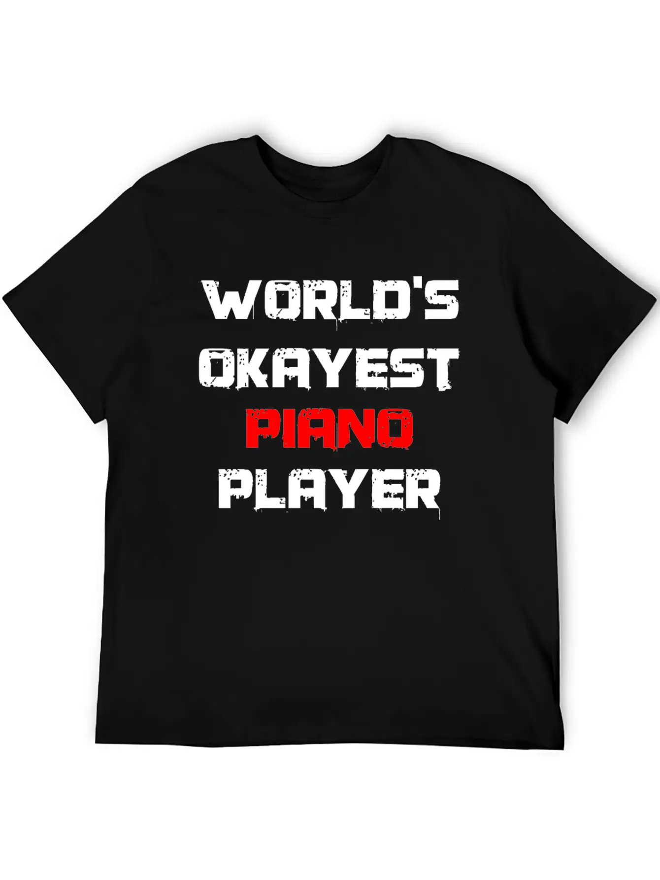 Musics Choir Board Singing Notes Organ Keyboard Modern Fit Casual T-Shirt – Clean And Versatile Design