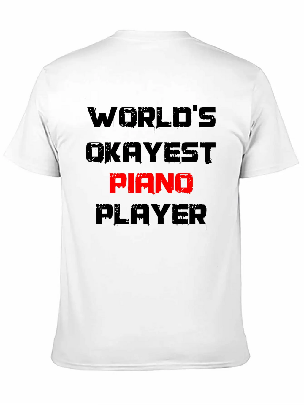Musics Choir Board Singing Notes Organ Keyboard Modern Fit Casual T-Shirt – Clean And Versatile Design