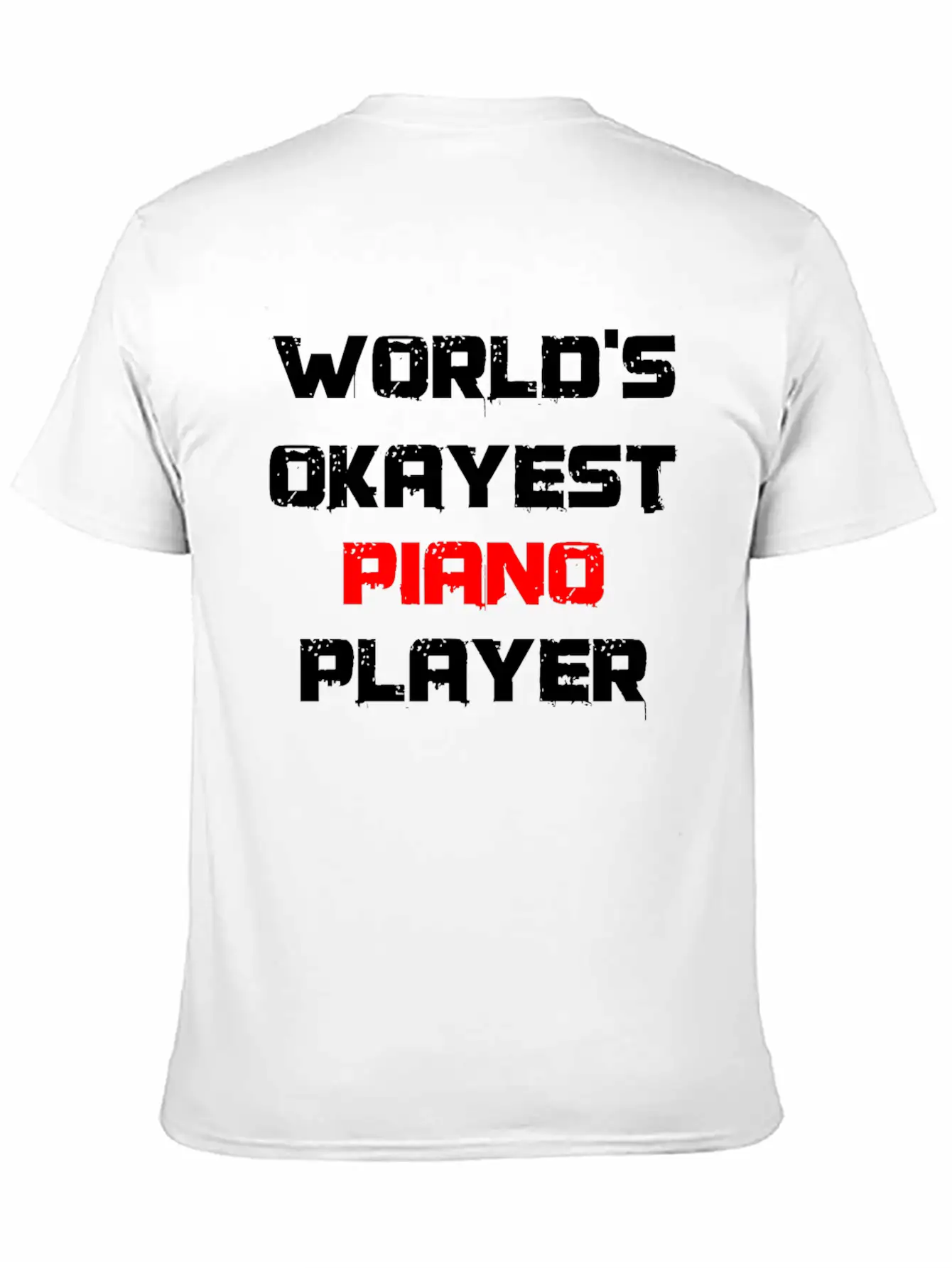 Musics Choir Board Singing Notes Organ Keyboard Modern Fit Casual T-Shirt – Clean And Versatile Design