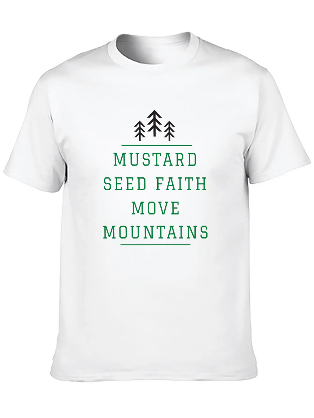 Mustard Seed Faith Timeless Short Sleeve Tee – Comfy And Minimalist Design