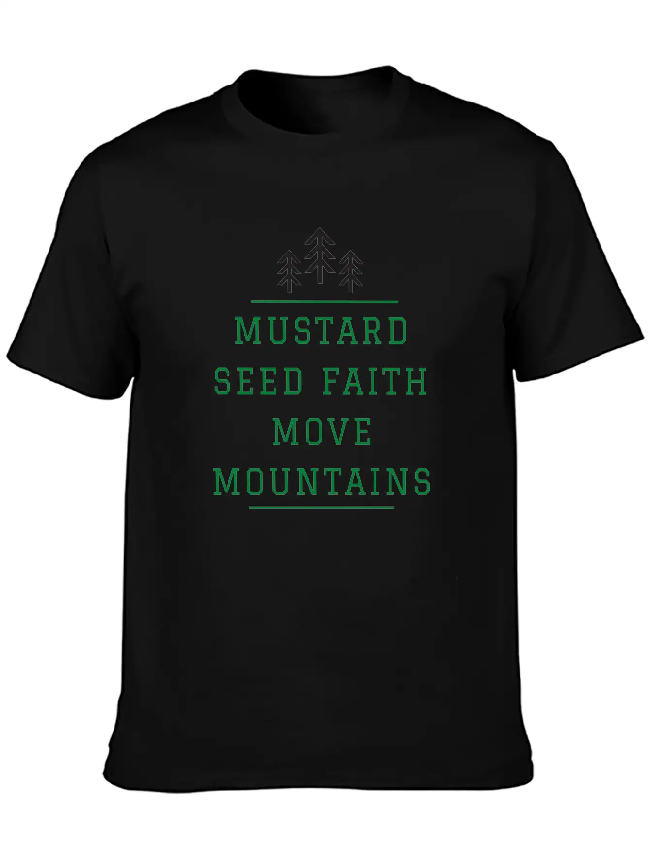 Mustard Seed Faith Timeless Short Sleeve Tee – Comfy And Minimalist Design