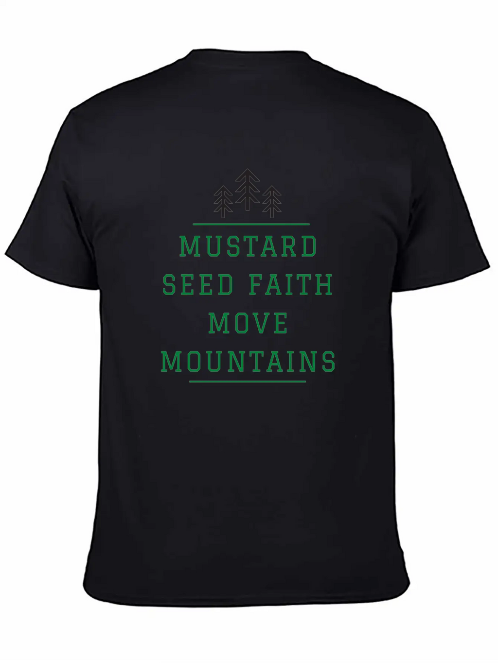 Mustard Seed Faith Timeless Short Sleeve Tee – Comfy And Minimalist Design