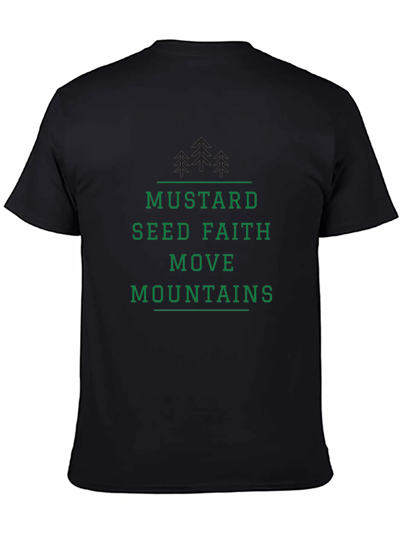 Mustard Seed Faith Timeless Short Sleeve Tee – Comfy And Minimalist Design