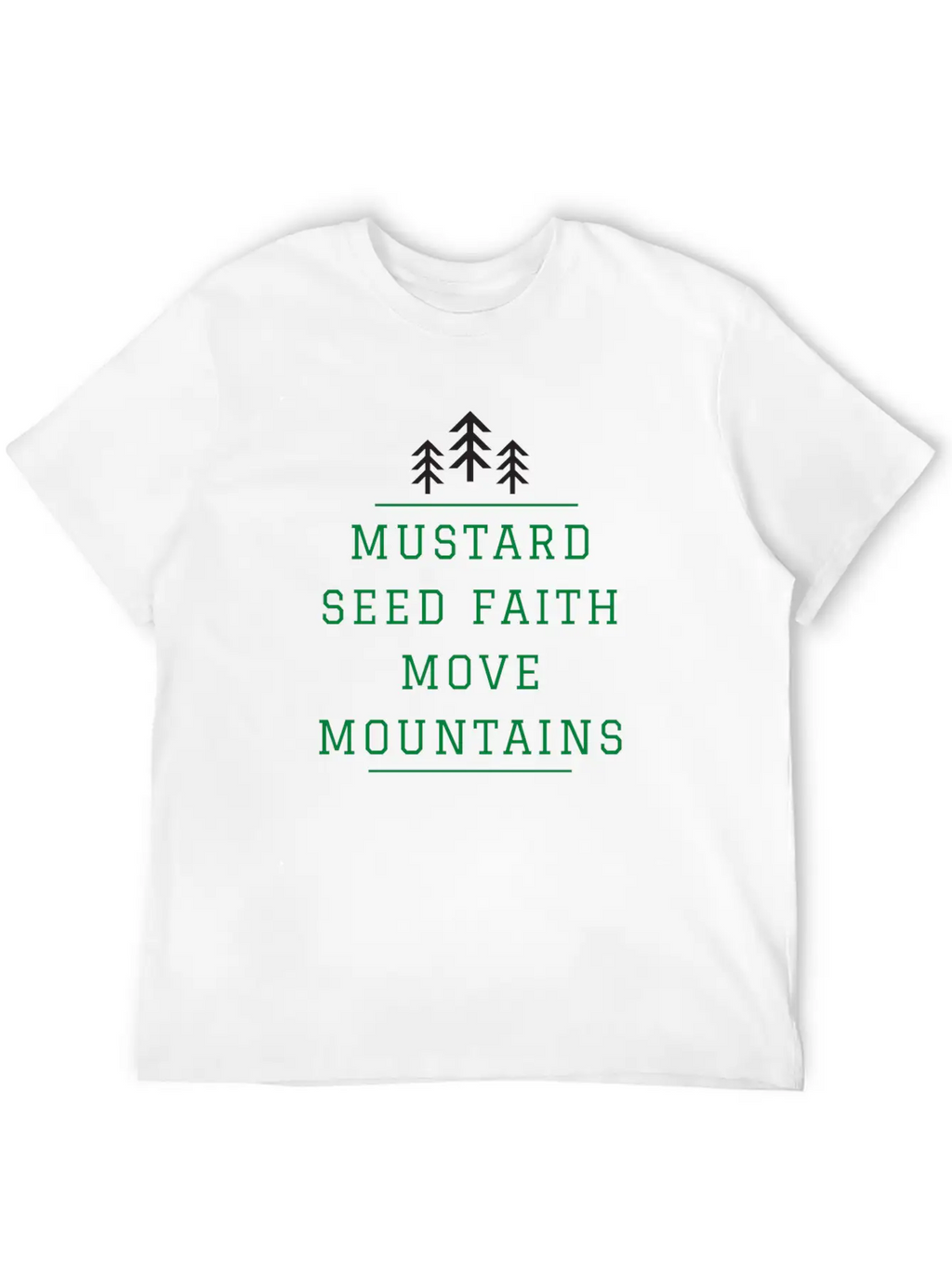 Mustard Seed Faith Timeless Short Sleeve Tee – Comfy And Minimalist Design