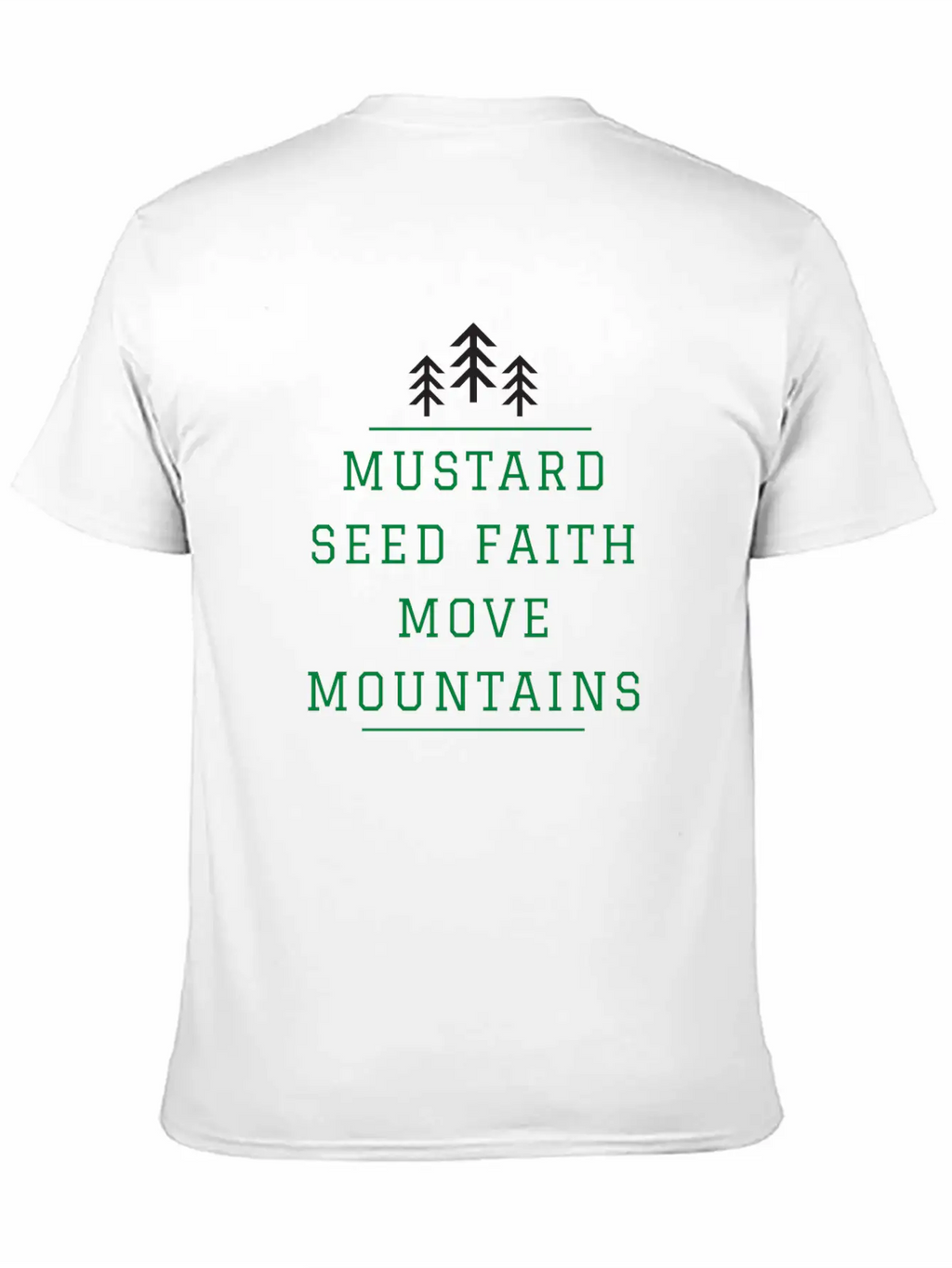Mustard Seed Faith Timeless Short Sleeve Tee – Comfy And Minimalist Design