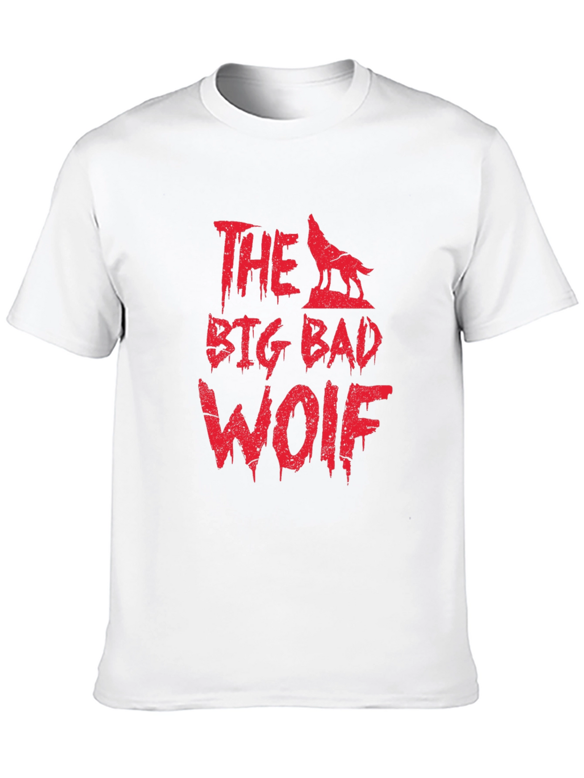 The Big Bad Wolf Graphic Tee - Mens Black T-Shirt