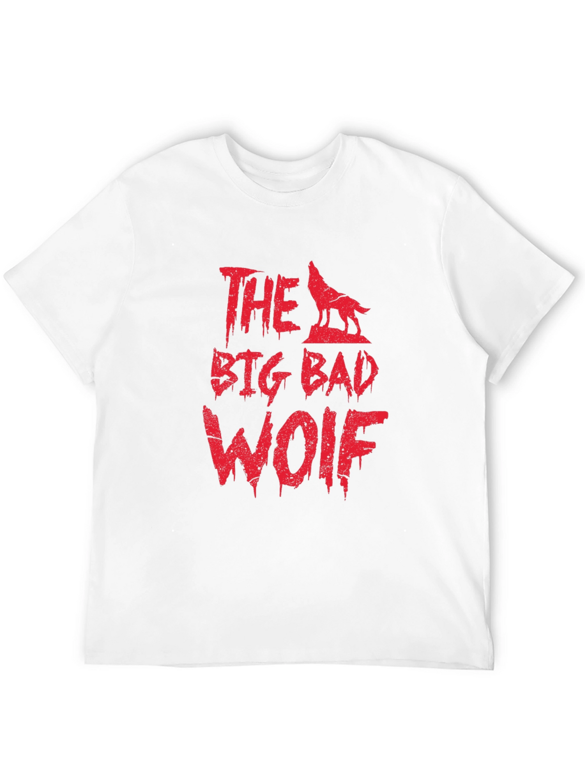 The Big Bad Wolf Graphic Tee - Mens Black T-Shirt