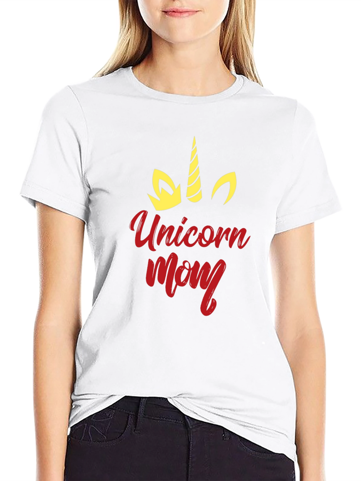 Unicorn Mom Graphic Tee - Fun Trendy T-Shirt