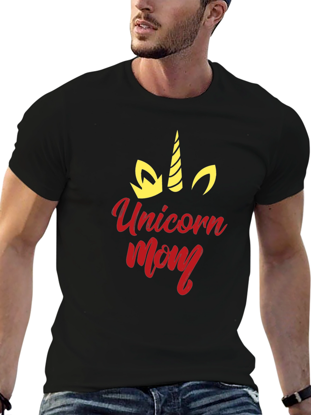 Unicorn Mom Graphic Tee - Fun Trendy T-Shirt