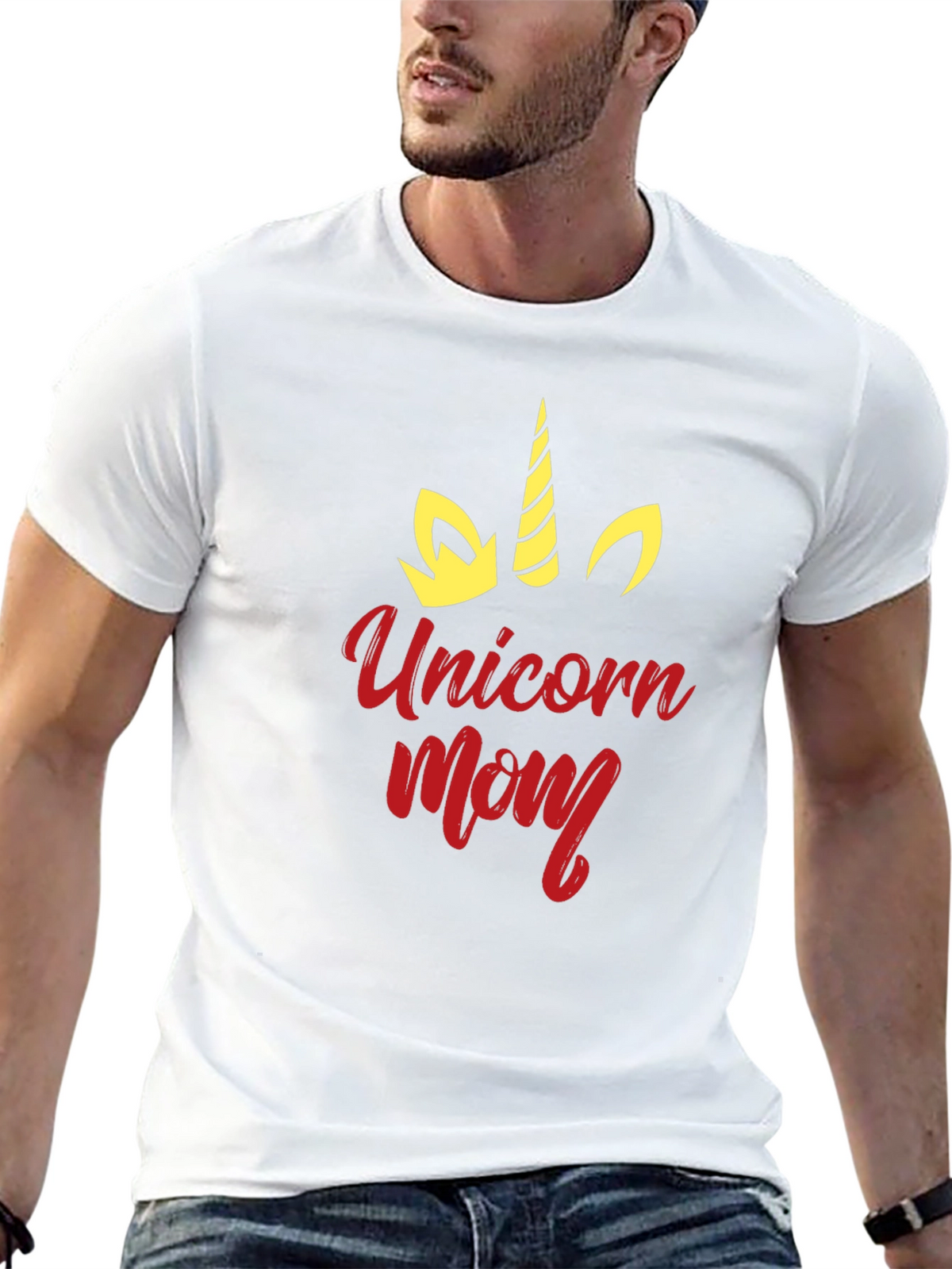 Unicorn Mom Graphic Tee - Fun Trendy T-Shirt