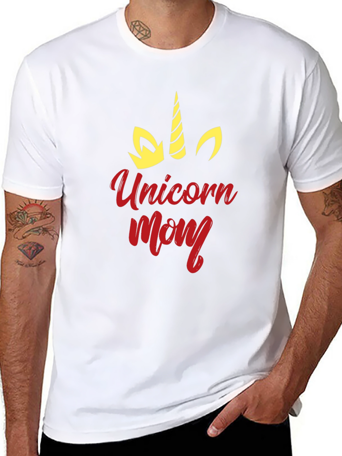 Unicorn Mom Graphic Tee - Fun Trendy T-Shirt