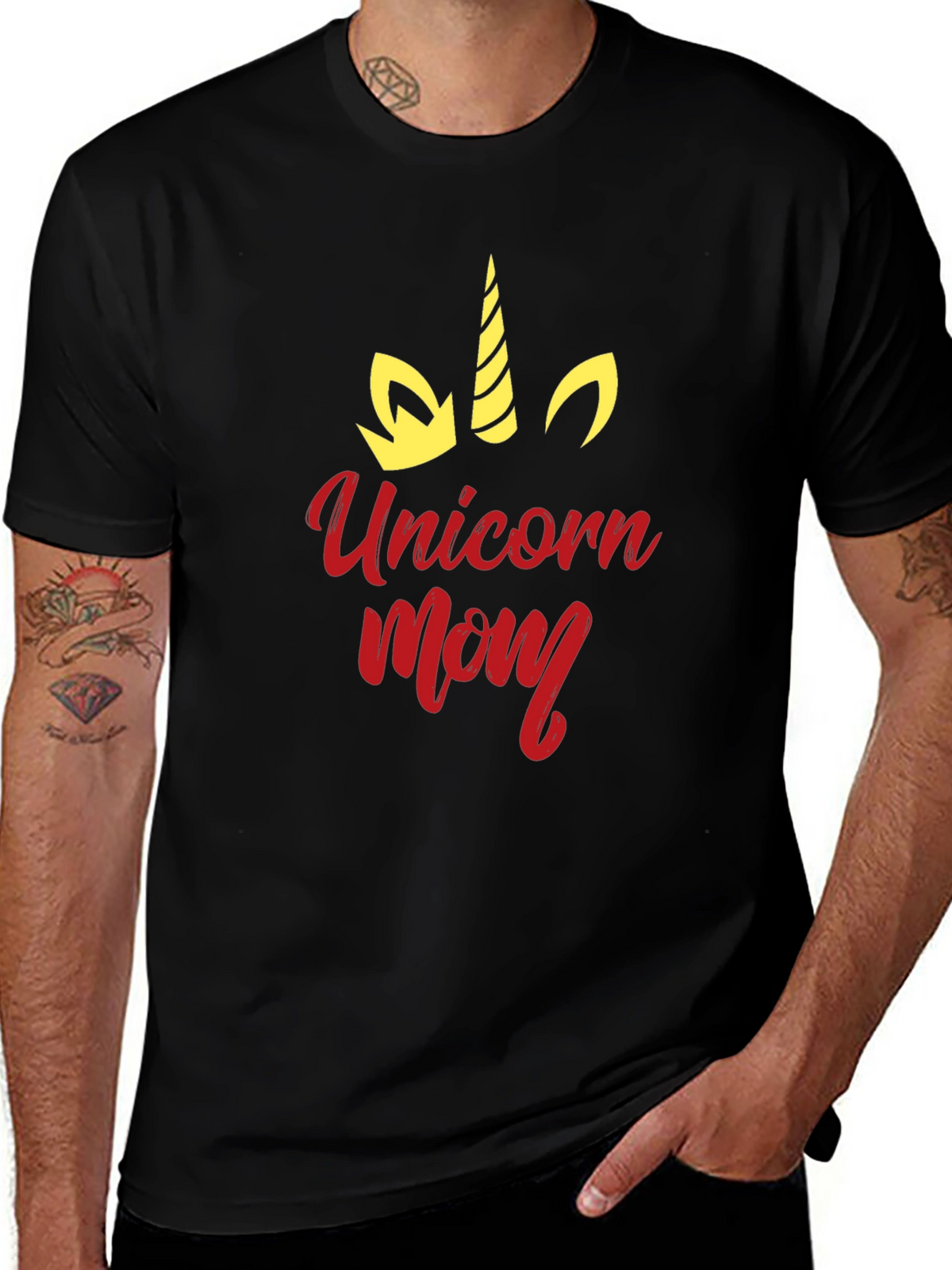Unicorn Mom Graphic Tee - Fun Trendy T-Shirt