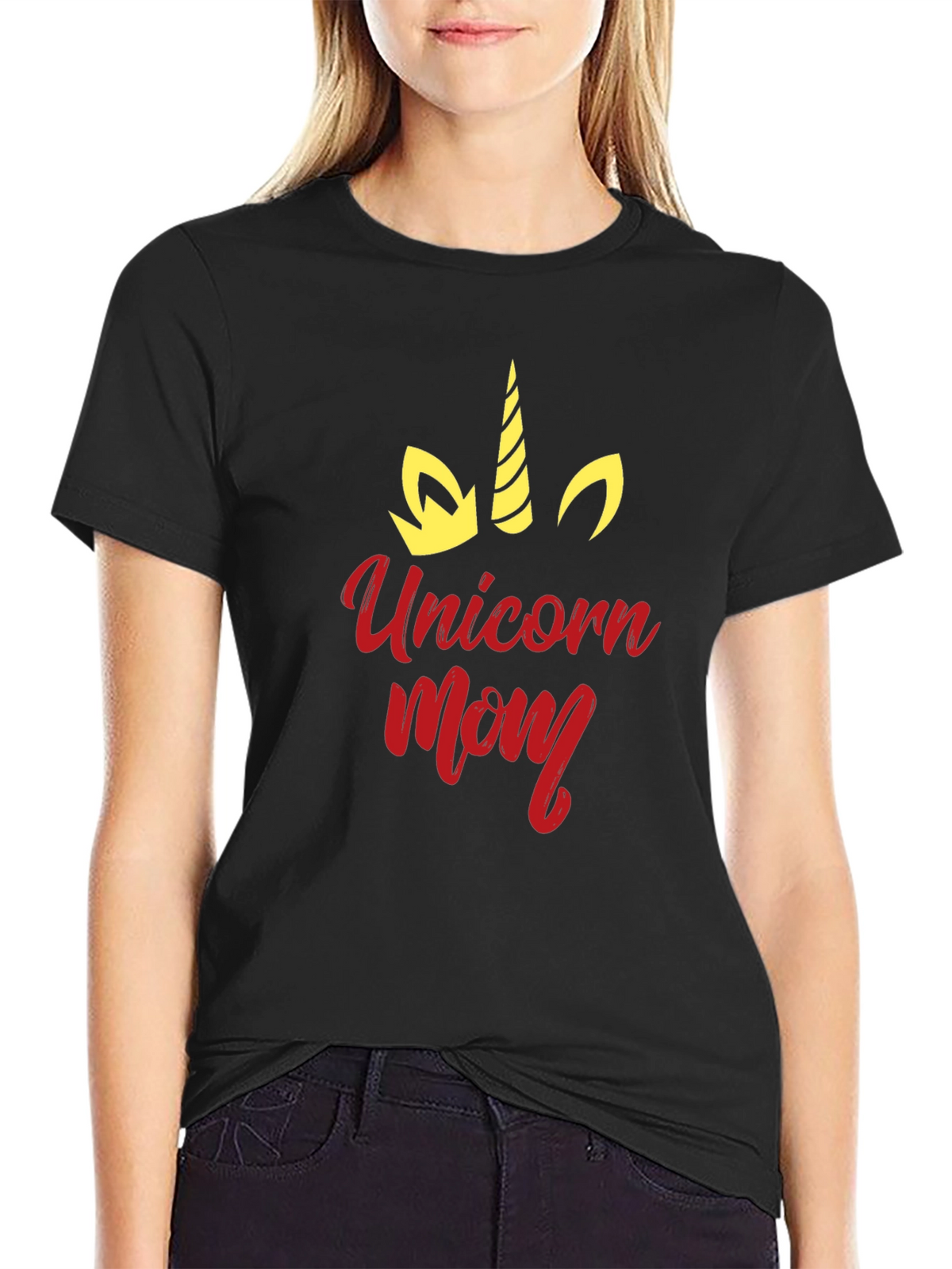 Unicorn Mom Graphic Tee - Fun Trendy T-Shirt