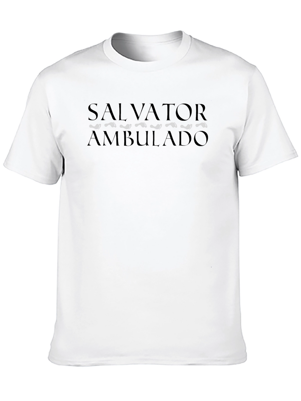 Salvator Ambulado Black Graphic Tee