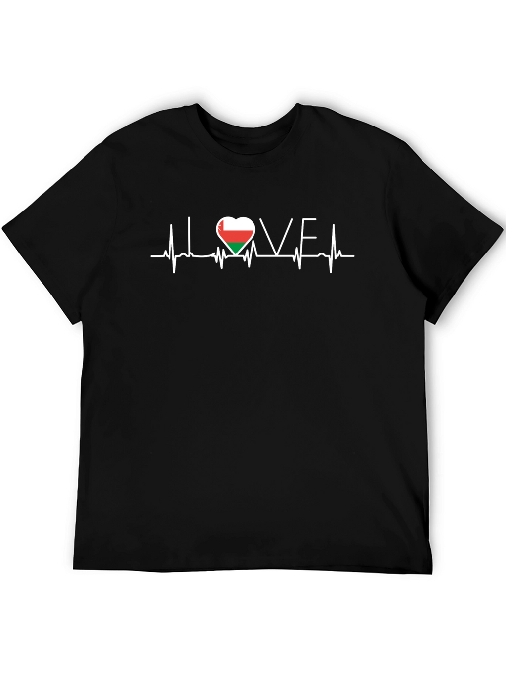 I Love Oman Heartbeat T-Shirt