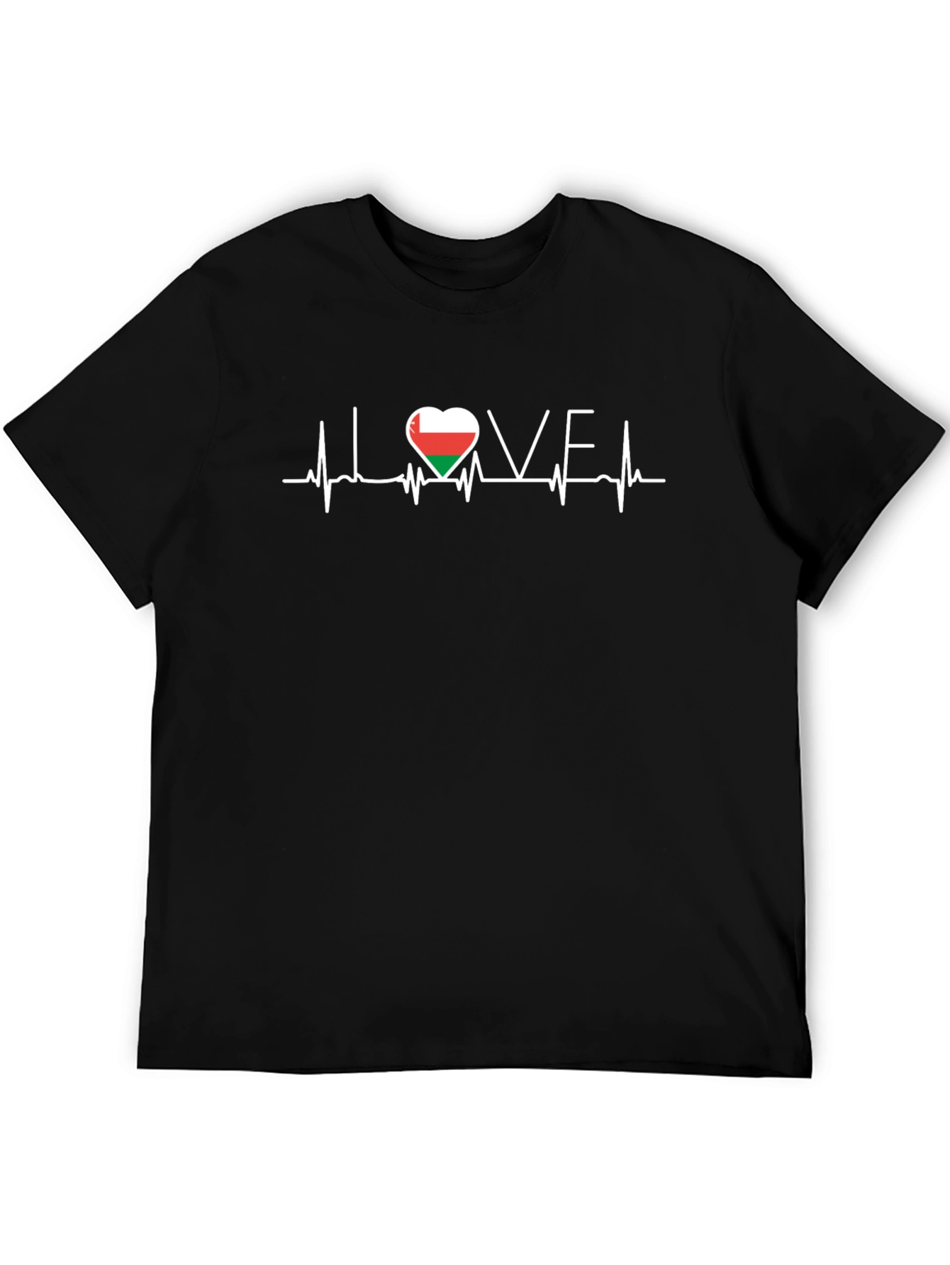 I Love Oman Heartbeat T-Shirt