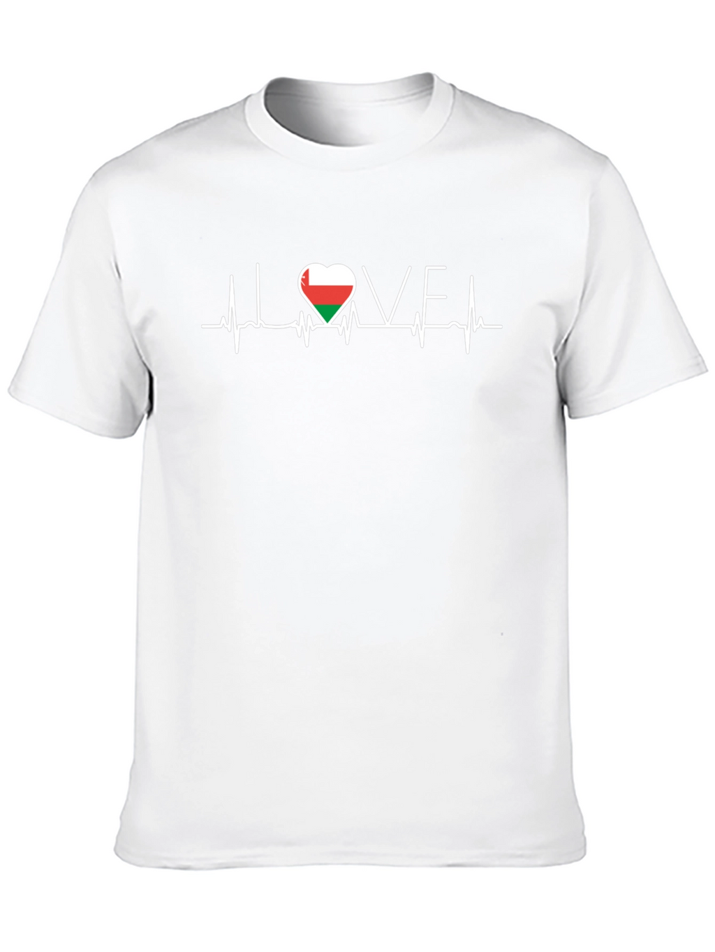 I Love Oman Heartbeat T-Shirt