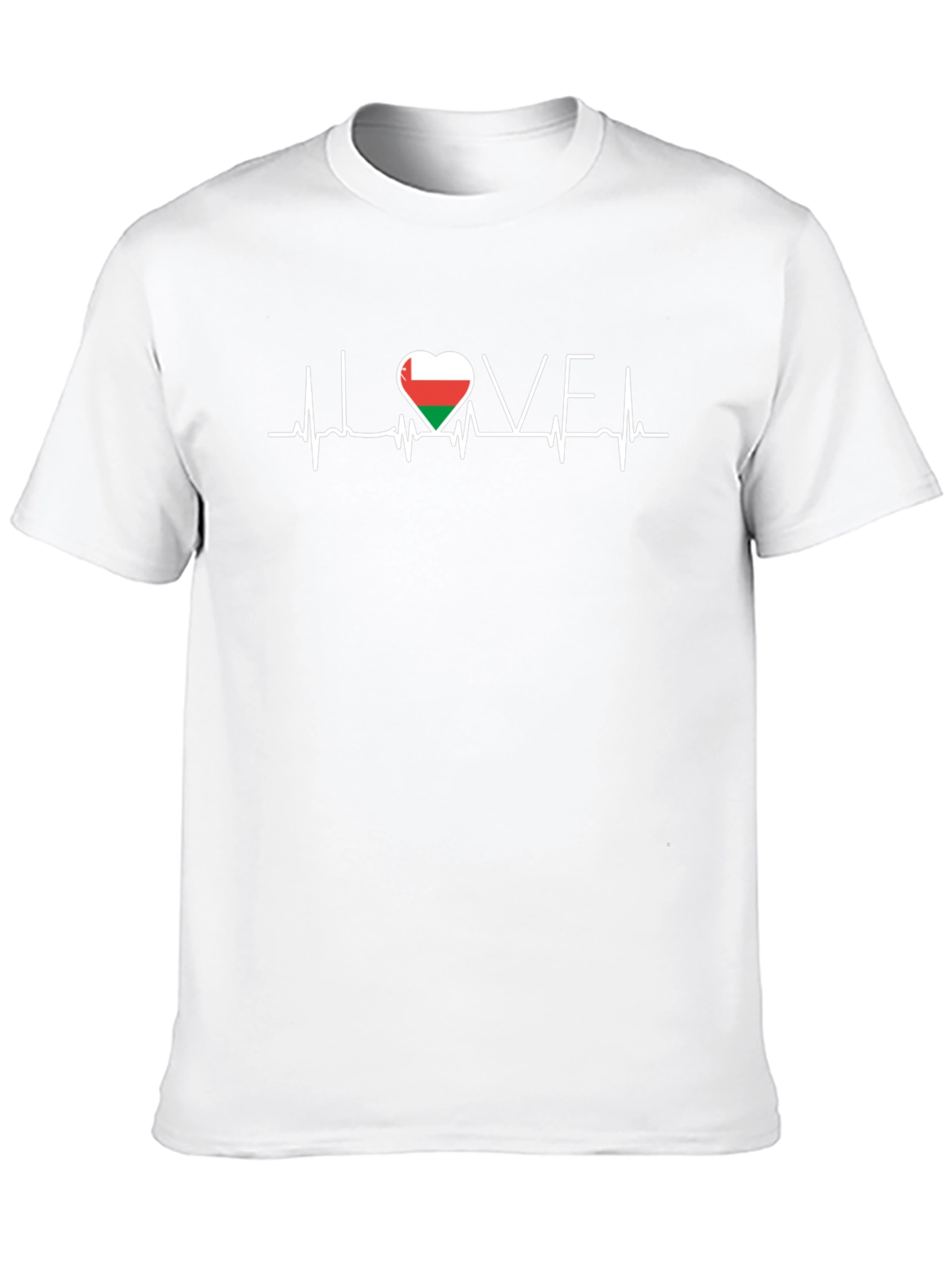 I Love Oman Heartbeat T-Shirt