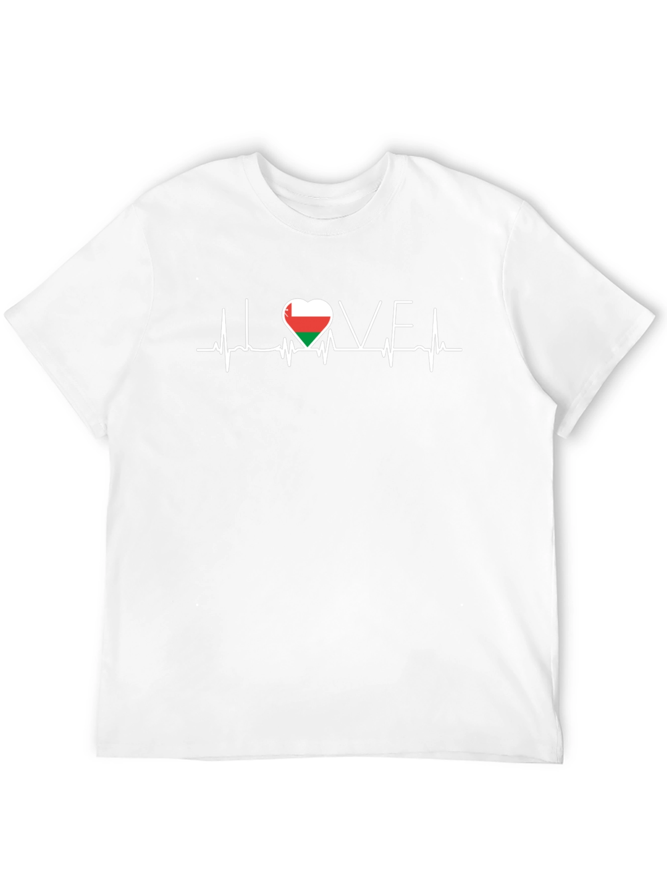I Love Oman Heartbeat T-Shirt