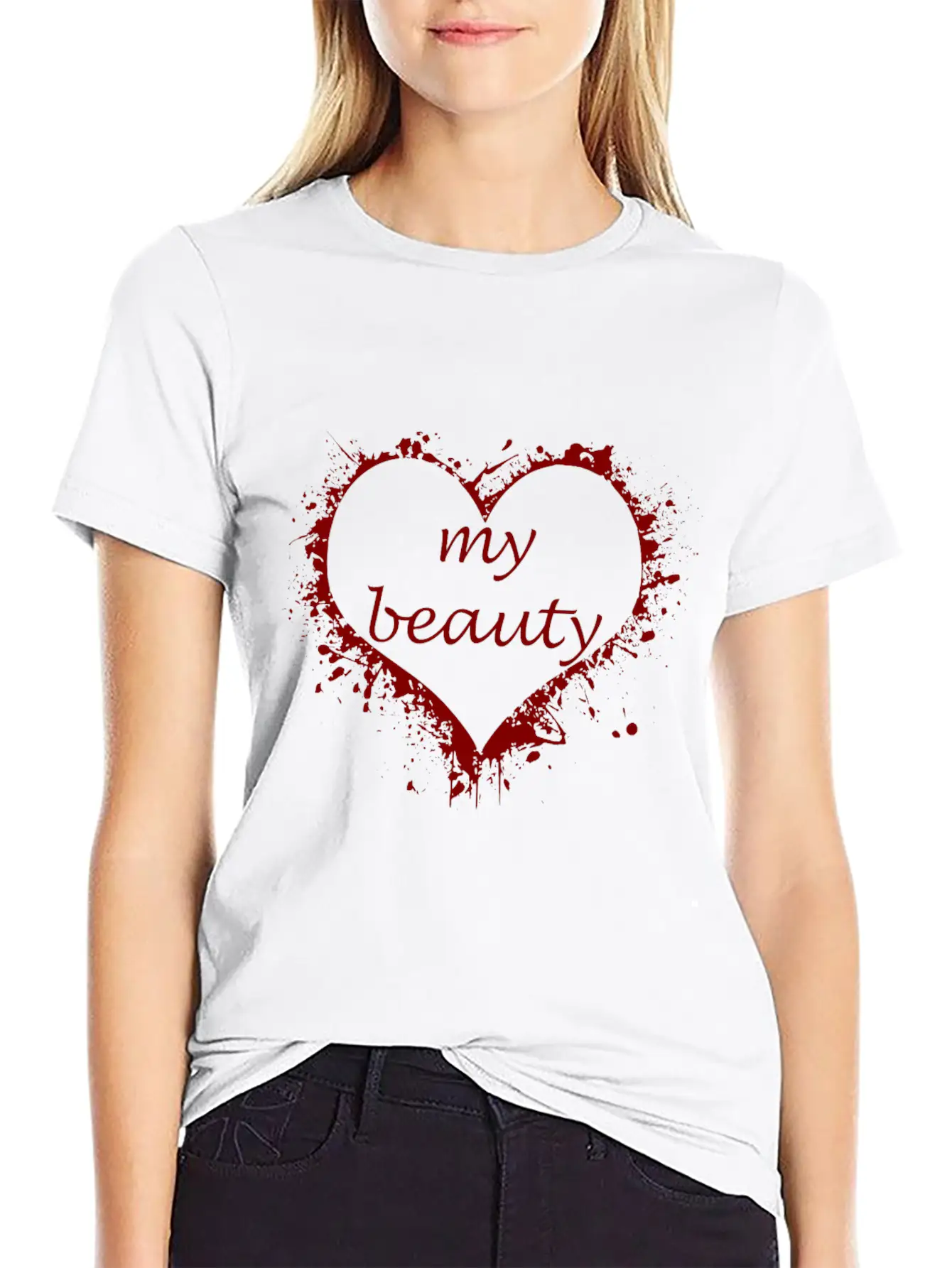 My Beauty Basic Graphic T-Shirt – Daily Comfort In Soft Cotton