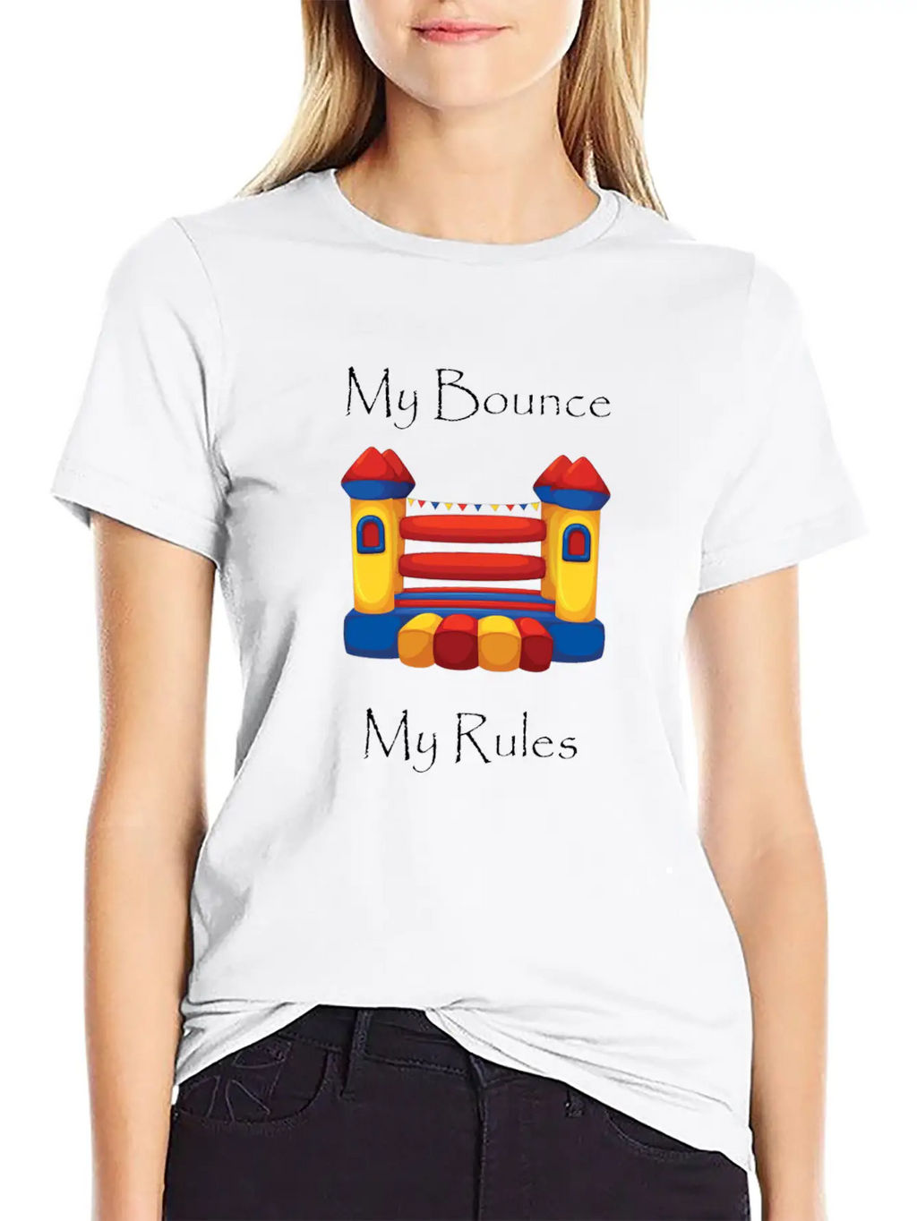 My Bounce House My RulesFunny Breathable Graphic T-Shirt – Perfect For Casual Days