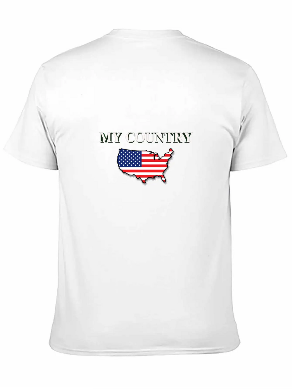 My Country USA Tshirt Stylish Everyday T-Shirt – Unisex Basic Cotton Tee