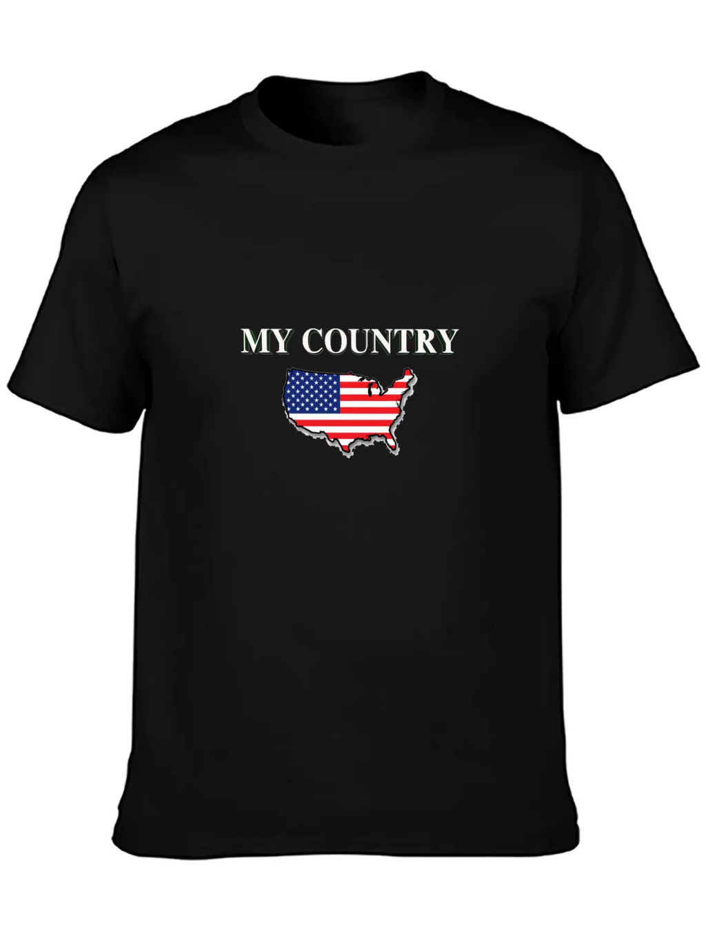 My Country USA Tshirt Stylish Everyday T-Shirt – Unisex Basic Cotton Tee