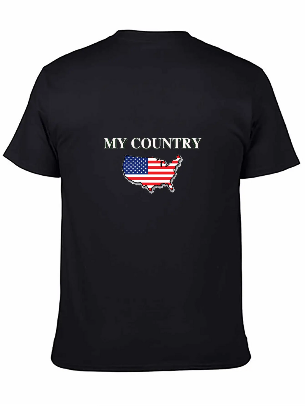 My Country USA Tshirt Stylish Everyday T-Shirt – Unisex Basic Cotton Tee