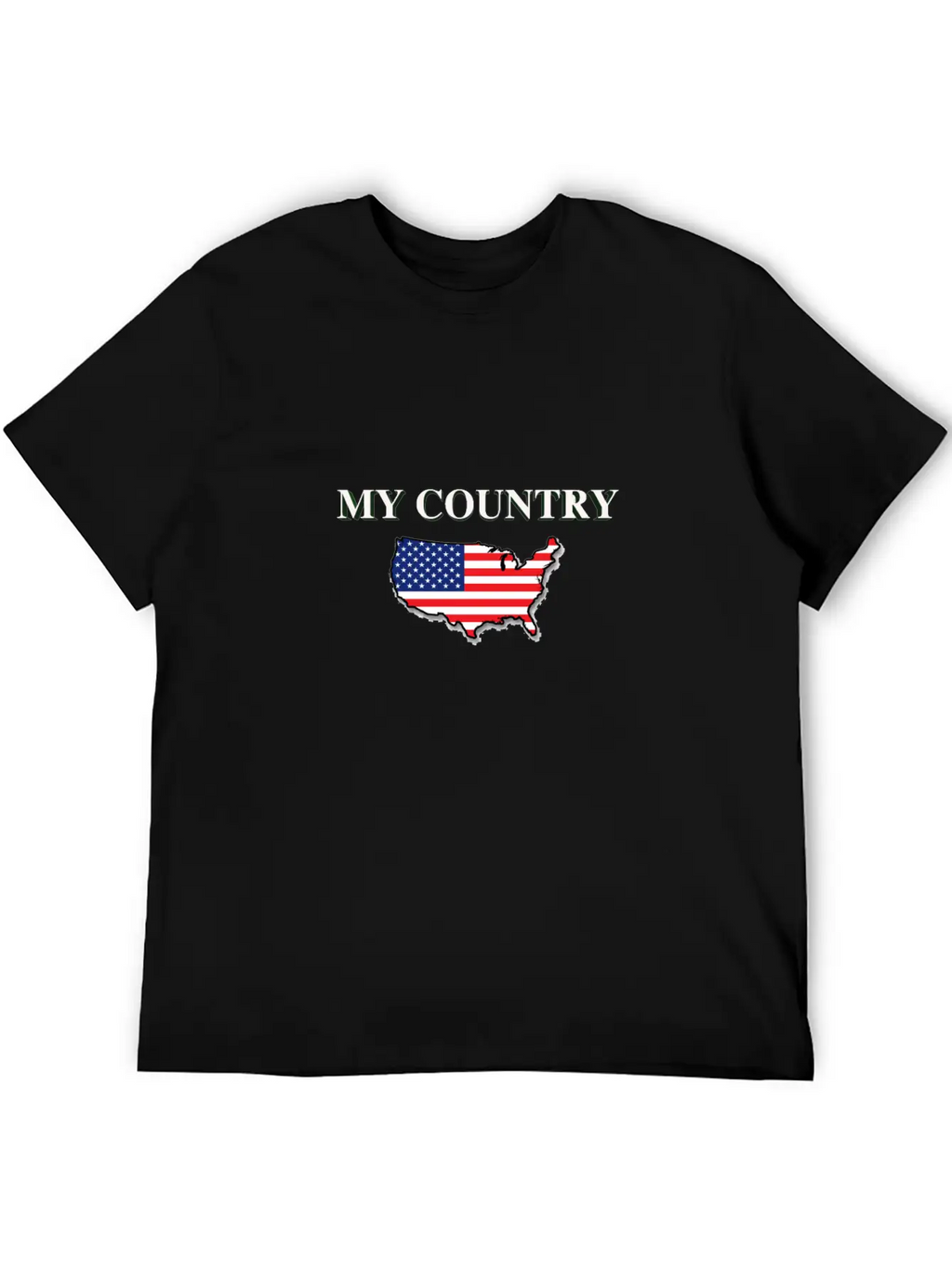 My Country USA Tshirt Stylish Everyday T-Shirt – Unisex Basic Cotton Tee